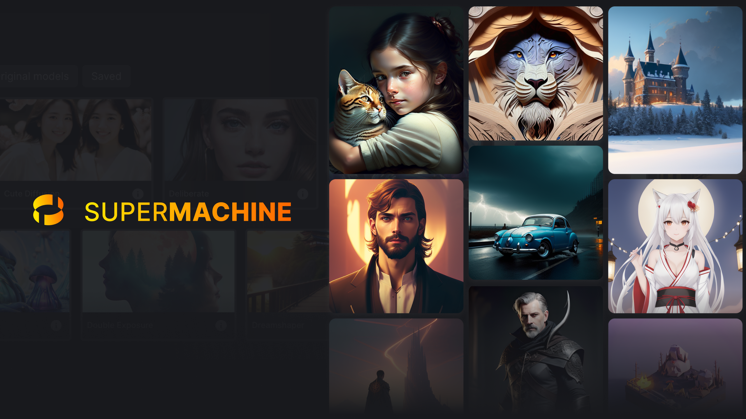 SUPERMACHINE | Generate Art, Design, and Images with AI
